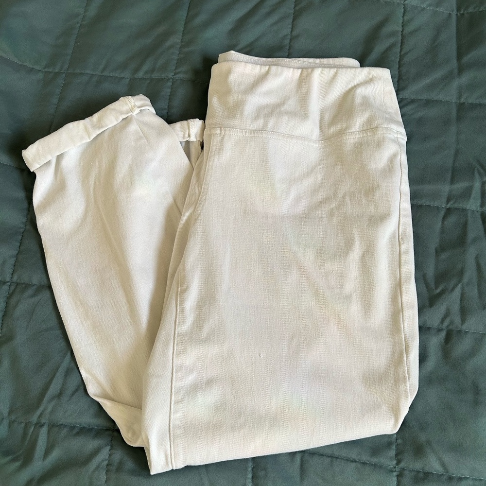 J Jill White Crop Jogging XL Petite